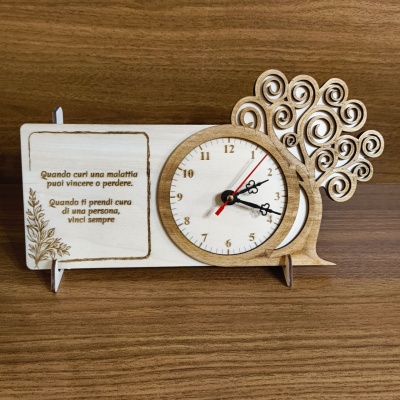 Orologio con dedica e albero della vita